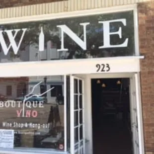 Boutique Vino Storefront