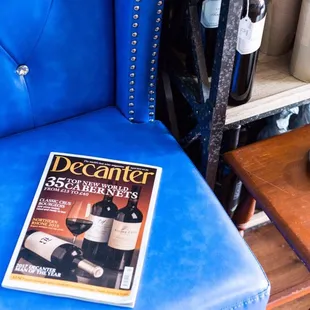 Free magazines to read and awesome furniture