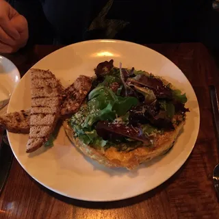 Halloumi and Spinach Frittata