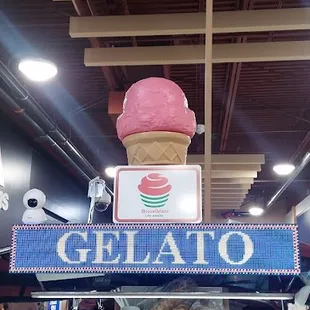 Gelato stand