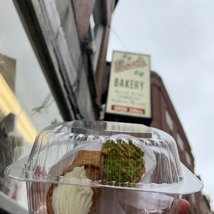 Pistachio Cannoli Plain Ricotta Cannoli