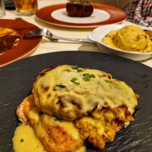 a plate of food on a table