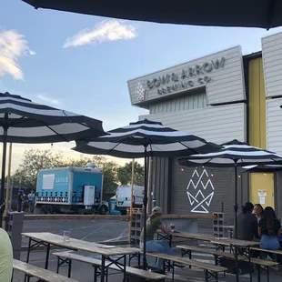 Outdoor seating area