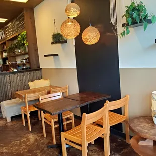 tables and chairs