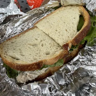 Pesto Chicken Salad Sandwich