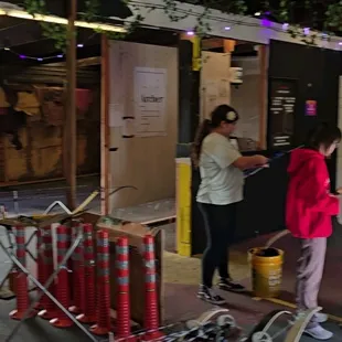 Our archery range. 15 shooting lanes.