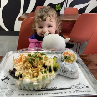 Gulf bowl and gulf burrito