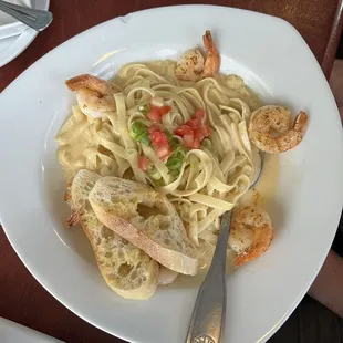 Landing Shrimp Pasta