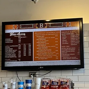 Menu Nov 2023 Pricing