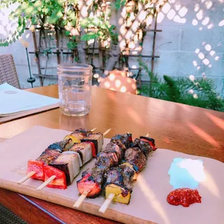 Shishkatori- Smoked Pork Belly w/ Fenugreek