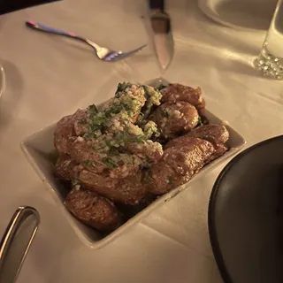 Crispy Fingerling Potatoes with Truffle and Parmigiano-Reggiano