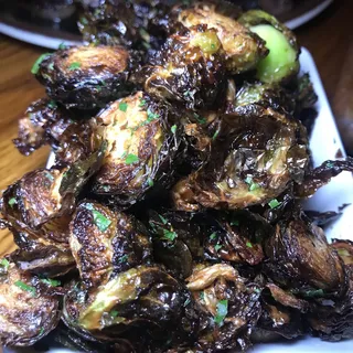 Crispy Brussel Sprouts & Saba