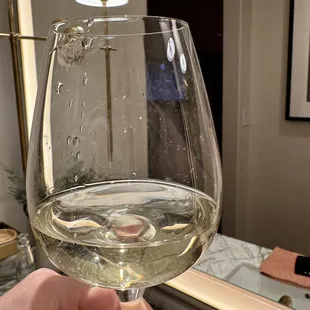 Dirty wine glasses