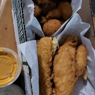 cheese sauce on the side is a must