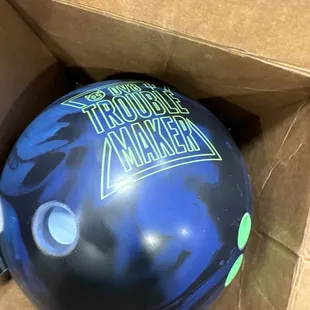 This is the ball I got. It's a trouble maker and fits my hand perfectly. I got it at this shop and absolutely love it.