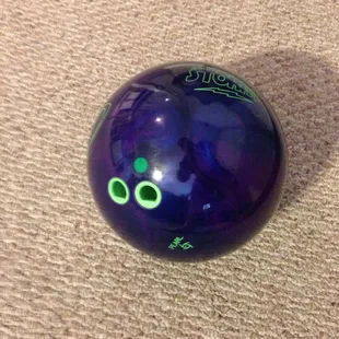 The awesome bowling ball that I purchased