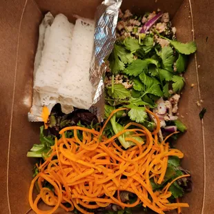 Larb noodle salad