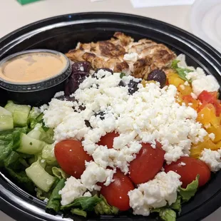 Spicy Chicken Bowl (with added feta)