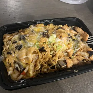 Cheesy Spicy Noodles
