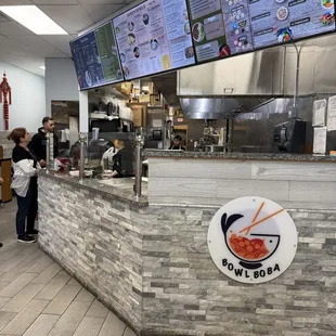 Menu &amp; ordering counter