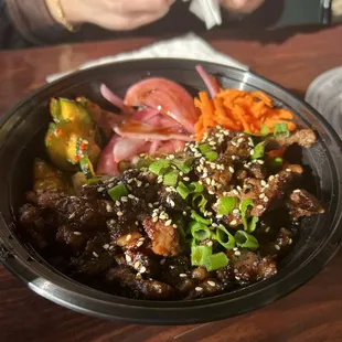 Bulgogi rice bowl
