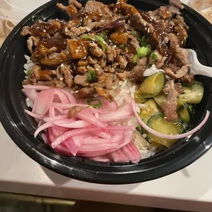 Bulgogi bowl.  Yum!