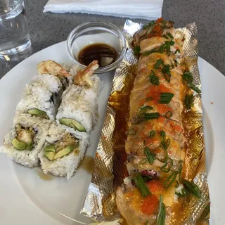 Baked Salmon Roll