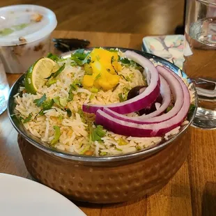 a close up of a bowl of food