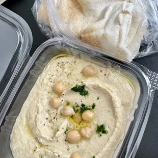 Hummus and Pita Bread