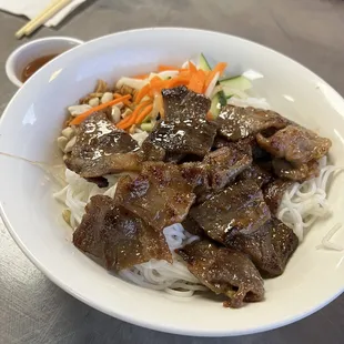 Vermicelli Noodle Bowl with Pork