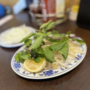 a plate of food on a table