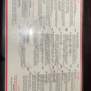 Menu 2/2