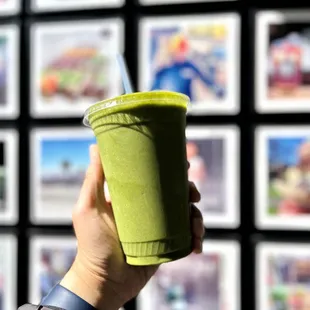 Green Goddess - Spinach, Mango, Pineapple, Organic Plant Protein, Almond Milk!