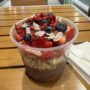 Green Goliath Bowl (with added blueberries)