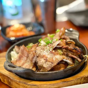 grilled pork belly
