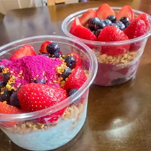 Blue Majik &amp; Acai bowls