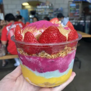 Mango, blue majik, pitaya