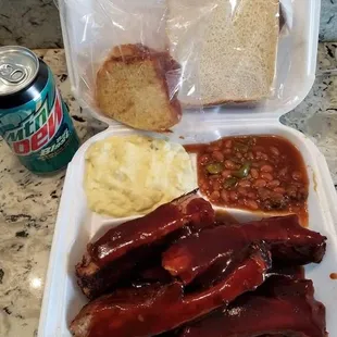 ribs, food, bbq ribs