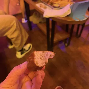 The pretzel bread was baked to perfection!!!