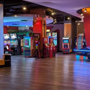 Arcade game area for the kiddos