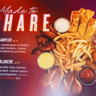 Made to Share (Menu)