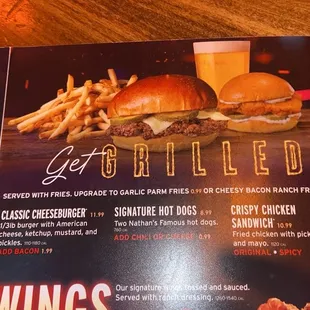 Get Grilled (Menu)
