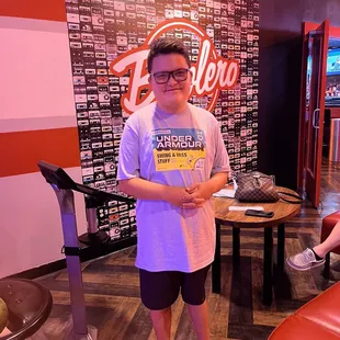 My son with Autism happily enjoying bowling without needing headphones or anything