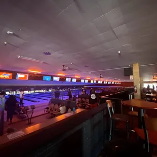 Many available lanes