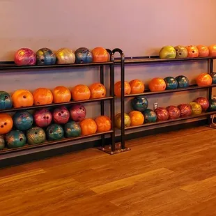 Bowling balls for choosing