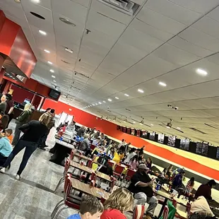 Large bowling area