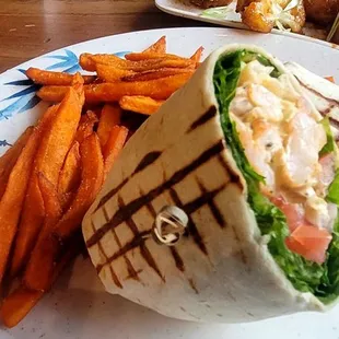 Shrimp Salad Wrap