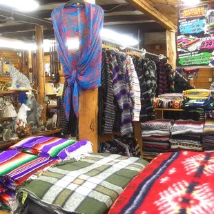 Get your ponchos and serapes here.