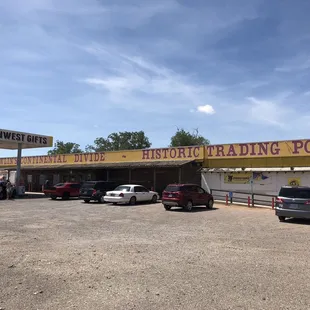 Cool place to always stop for a break, stretch the legs while you shop (they have a little bit of everything), or grab a snack