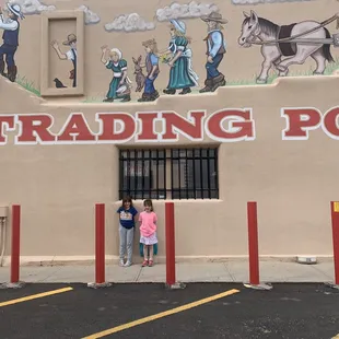 Outside the store